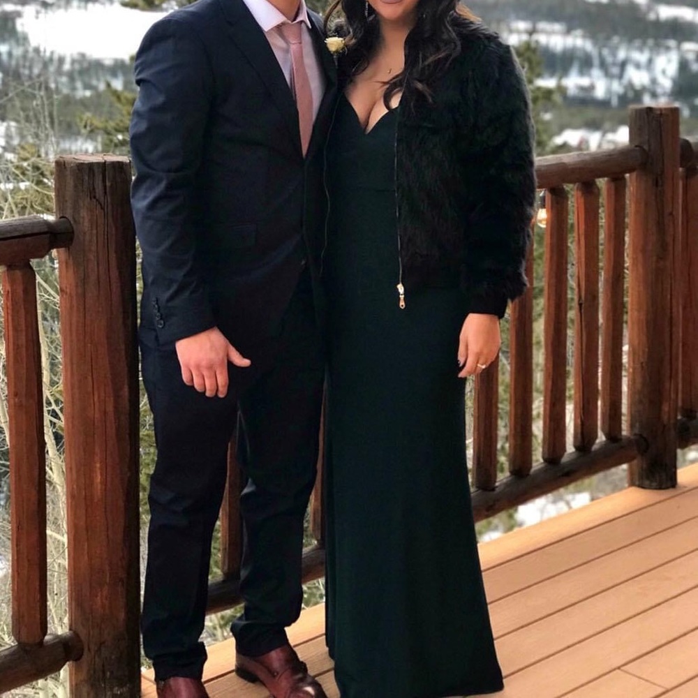 Forest Green Formal Dress